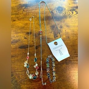 All together - 2 necklaces and one bracelet